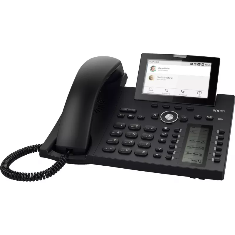 SNOM D385N schwarz kein Bluetooth ohne Netzteil (00004600)
