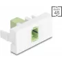 Patchpanel-Modul DELOCK 90894 SC Simplex, Lindgrün Weiß