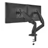 Monitorarm up up Economical Interactive Counterbalance Dual Monitor Arm Mattschwarz VESA 75x75/100x100