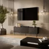 Cama LUCCA 3D TV-Schrank 165x40x59 schwarz