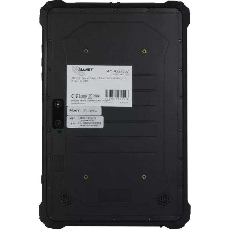ALLNET Rugged Outdoor Tablet 10 Zoll 8 GB 128 GB Android NFC LTE X-trail-100-Light (X-trail-100-Light)