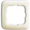 Abdeckrahmen / Schalterabdeckung Busch-Jaeger 1725-0-0548 — cremefarben, schraubenlos, 81×81 mm, 11 mm dick