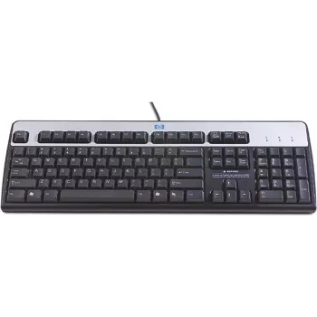 HP 701429-061 Tastatur USB QWERTY Italienisch Schwarz, Silber