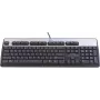 HP 701429-061 Tastatur USB QWERTY Italienisch Schwarz, Silber