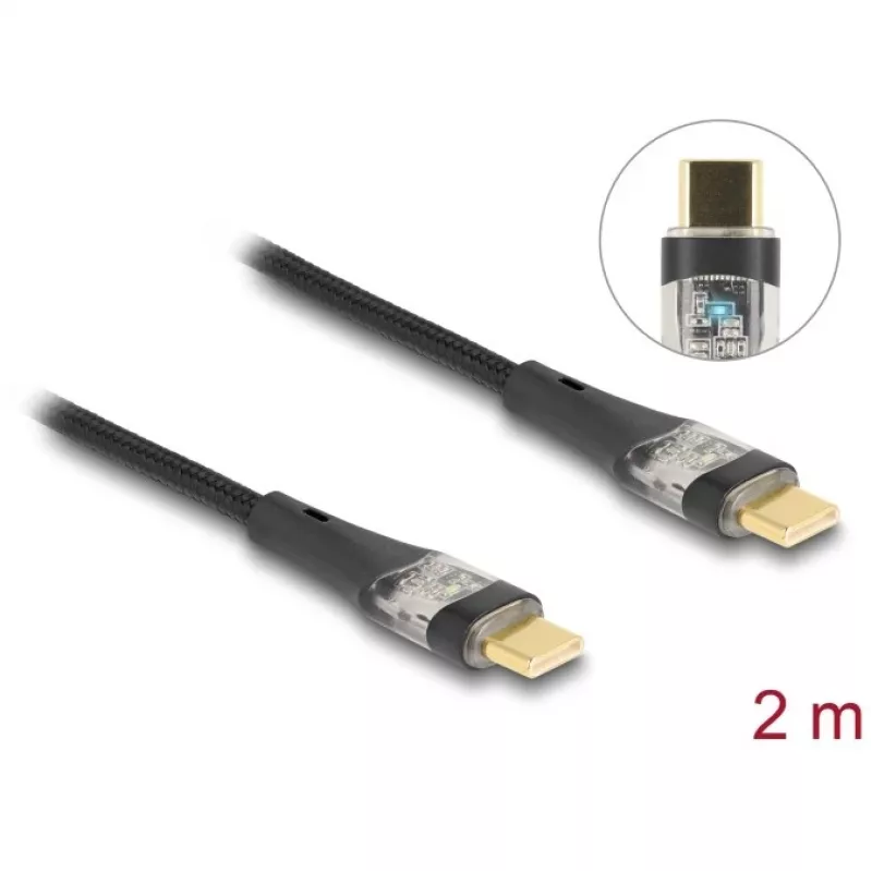 Delock 80764 USB-Kabel Schwarz