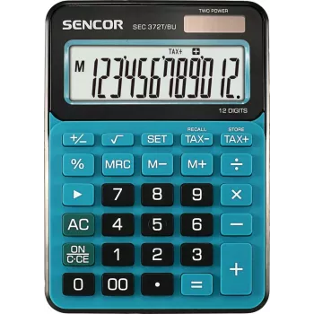 Taschenrechner SEC 372BU Tisch, 12-stelliges LCD