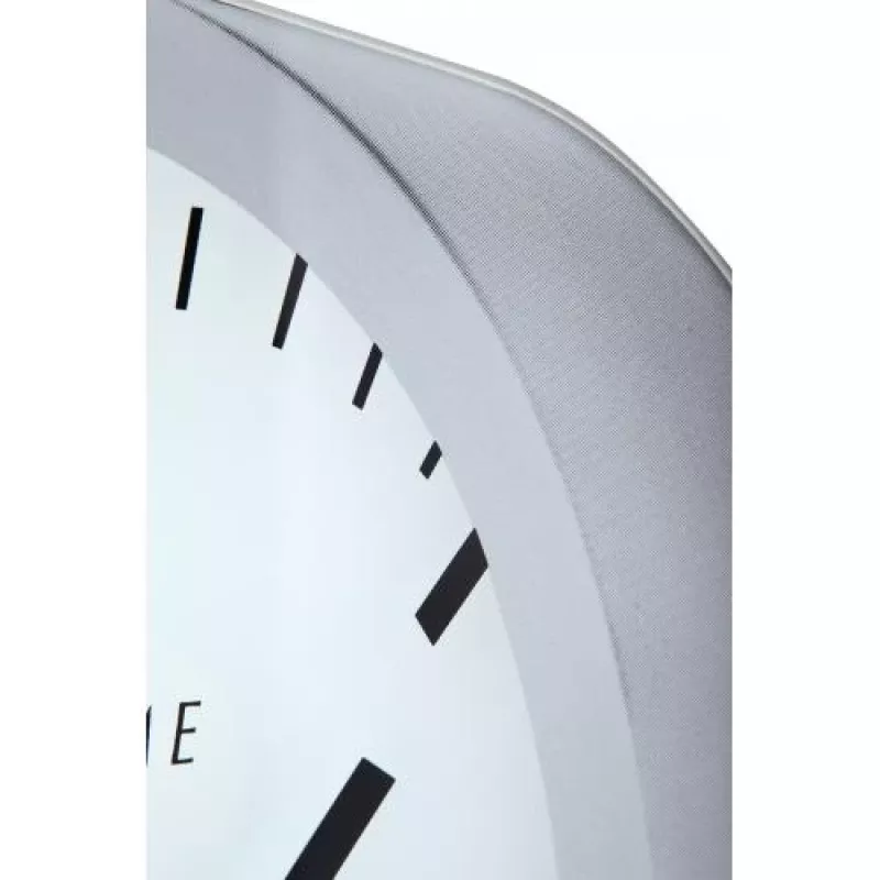 NeXtime Uhr 3031 Magic - Stripe, 25x35,2 cm, Wand, Weiß