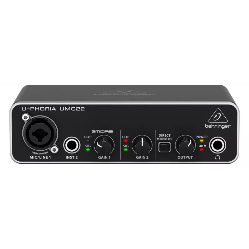 Behringer UMC22 Ergänzendes Musikequipment Concert/Studio Vorverstärker