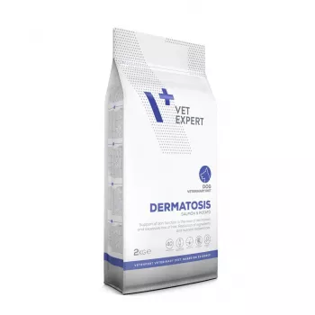 VET EXPERT Veterinary Diet Dermatosis Hund Lachs & Kartoffel - Trockenfutter für Hunde - 2 kg