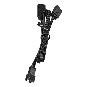Phanteks PH-CB-DRGB3P_MB – 3-polig – 2 x Molex (3-polig) – gerade – gerade – Schwarz – Hauptplatine (PH-CB-DRGB3P_MB)