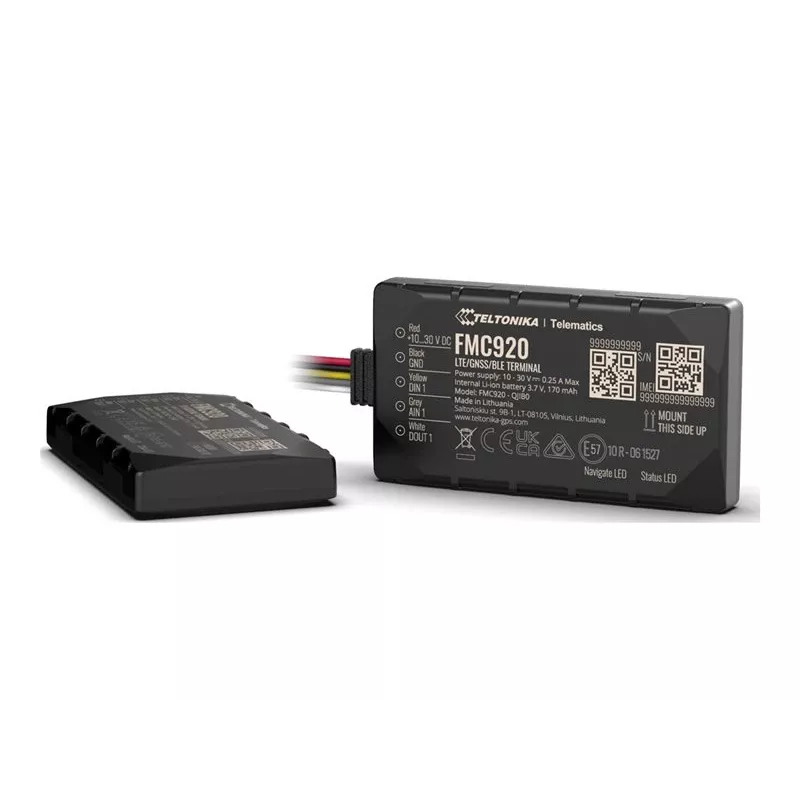 GPS Tracker Teltonika FMC920 4G LTE CAT 1 0.128GB Schwarz