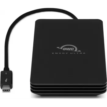 OWC Envoy Ultra - SSD - 4 TB - extern (tragbar) - M.2 NVMe (M.2 NVMe) - Thunderbolt 5 (USB-C Anschluss) - Schwarz (OWCTB5ENVU04)