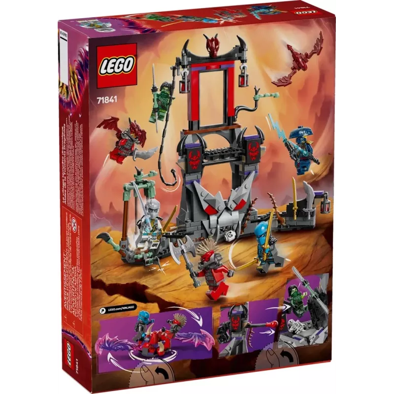 Bauset LEGO NINJAGO 71841 Drachen-Dorf – 305 Teile, 6 Minifiguren, ab 7 Jahren