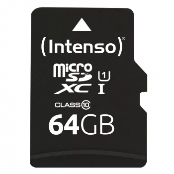 Memory Card Intenso 64GB MicroSDXC UHS-I Class 10 3423490