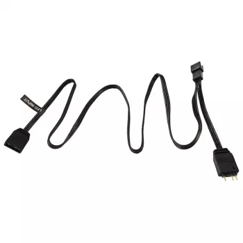 Phanteks PH-CB-DRGB3P_MB – 3-polig – 2 x Molex (3-polig) – gerade – gerade – Schwarz – Hauptplatine (PH-CB-DRGB3P_MB)