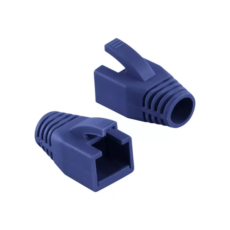 Logilink | RJ45-Stecker-Zugentlastungstülle, 8,0 mm (50 Stk.) | MP0035B | Blau