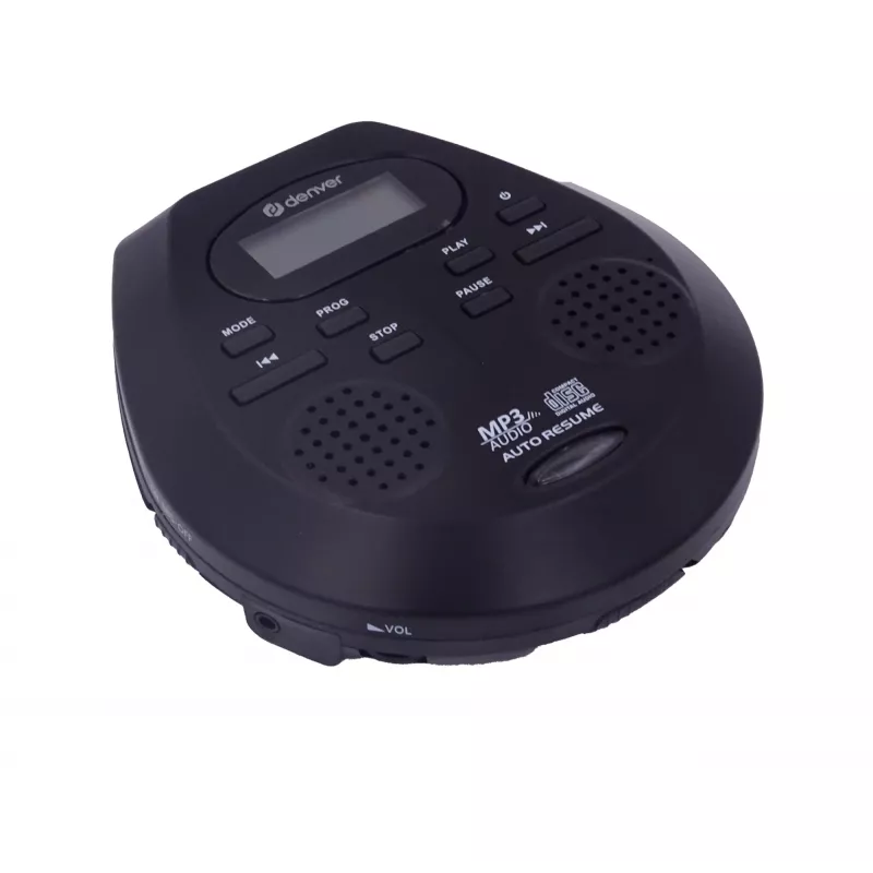 Tragbarer CD-Player Denver DMP-395B Schwarz MP3-Wiedergabe LCD-Anzeige