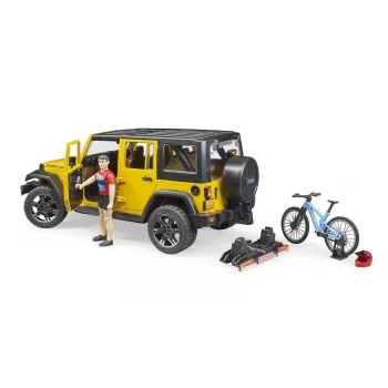 Jeep-Spielzeug BRUDER 02543 für Mountainbike- und Radfahrer-Thema, ABS, mehrfarbig, ab 4 Jahren
