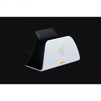 Ladestation Razer RC21-01900100-R3U1 für PlayStation 5 Controller — weiß, lädt einen Controller, inklusive USB-C-auf-USB-A-Kabel