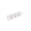 LANBERG PS0-03E-0300-W 3M Weiß 3X 230V Lanter VERLÄNGERUNGSKABEL AUS VOLLKUPFER