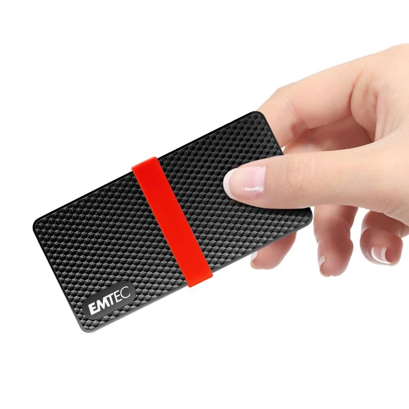 SSD Emtec 2 TB Schwarz USB Type-C 3.2 Gen 1 X200