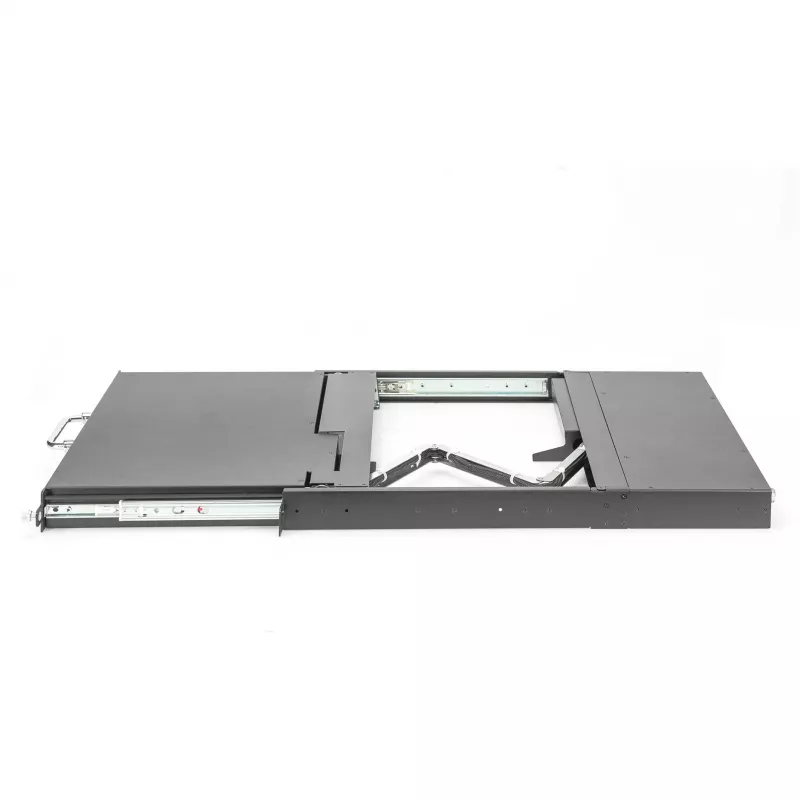Digitus 17 Zoll HD LCD KVM-Konsole 16-Port HDMI deutsche Tastatur