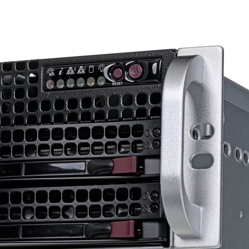 Server Case Supermicro 825TQC-R802LPB Rack Schwarz
