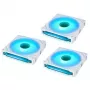 Lian Li UNI FAN SL-INF 140 ARGB Reverse Blade PWM Gehäuselüfter - Weiß, 3er-Pack