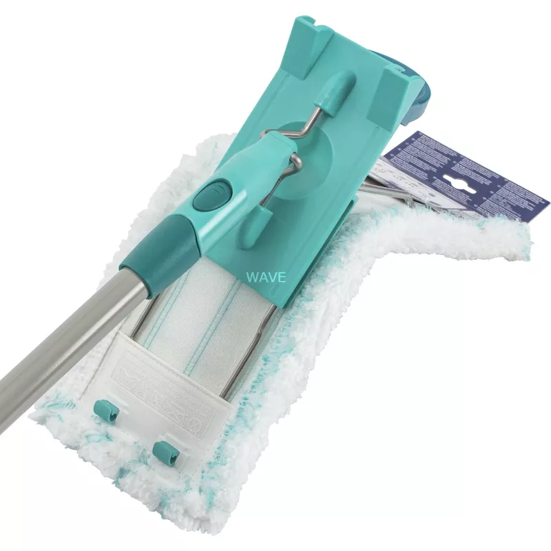 Mop Leifheit 55049 Mikrofaser-Mopp für Laminat, Fliesen und Holz, grau/türkis