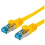 Netzwerk-Patchkabel LOGON SSTP Cat5e, RJ-45 auf RJ-45, 0,15 m, gelb