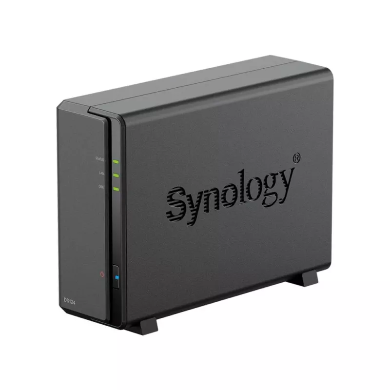 Synology DiskStation DS124 NAS/Storage-Server Desktop Ethernet LAN Schwarz RTD1619B