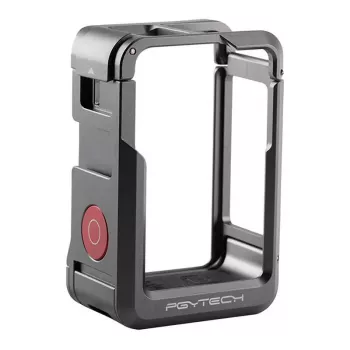 Kamerakäfig PGYTECH P-58A-010 für Actionkameras — Abmessungen 81,4×33,8×54,5 mm, Schwarz