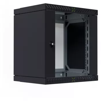 EFB Elektronik 19 Wandgehäuse X-Rack mit Glastür 400-600mm schw. - Wandgehäuse (WGX-1206TS.G1)