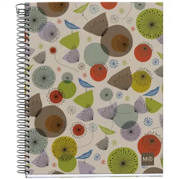 MIQUELRIUS Collegeblock Eco Design 4-fach liniert DIN A5 Innenrand (A296399)