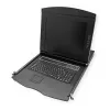 Rack-Konsole VALUE 26.99.0162 — 17 Zoll (43,2 cm) 1280x1024 1U, USB-Tastatur/Maus, Schwarz
