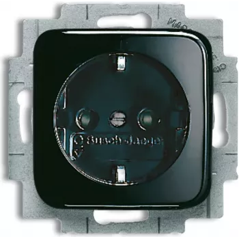 BUSCH JAEGER 2013-0-4706 - CEE 7/3 - 2P+E - Schwarz - 250 V - 16 A - 71 mm