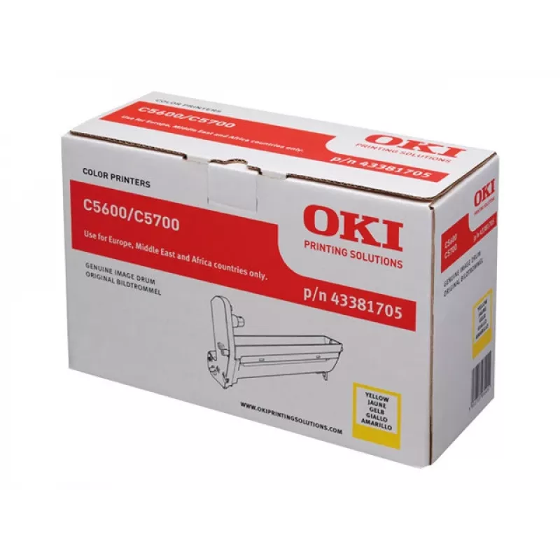 OKI Bildtrommel 20000 Seiten gelb für C5600 C5700