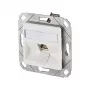 METZ CONNECT BTR E-DAT Modul 8(8) UPk - Anschlussdose, Unterputz - RJ-45 - Reinweiß, RAL 9010 (1309111102-E)