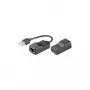 Wentronic Goobay CAT 5/5a/6 USB 1.1 Konverter - überträgt USB-Signale über Netzwerkkabel bis 40 m (93321)