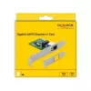 Netzwerkkarte DeLOCK 90381 Intern Ethernet 100 Mbit/s