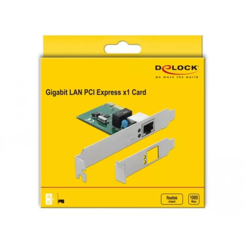 Netzwerkkarte DeLOCK 90381 Intern Ethernet 100 Mbit/s
