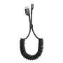 Baseus Spiralkabel Lightning 1m 2A (schwarz)