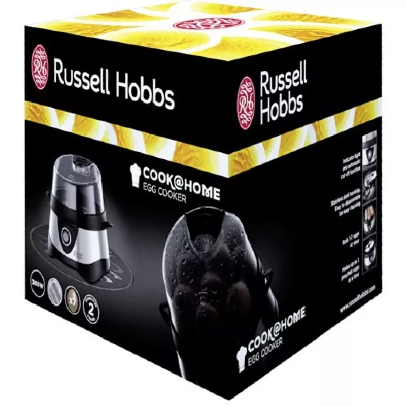 Russell Hobbs Eierkocher Cook At Home Stylo Edelstahl 14048-56 1404856 (14048-56)