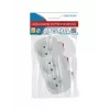 Stromverteiler ESPERANZA ELK307W — 3-fach geschalteter Innenadapter, Stecker Typ E, 220–240 V, 16 A, 3680 W, weiß