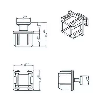 DeLOCK Steckdosensicherung 64012 Schwarz 10 Stück Polypropylen