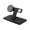 Fixed | MagPowerstation 3-in-1 kabellose Ladestation mit MagSafe-Halterung | FIXMPOS-BK | Schwarz