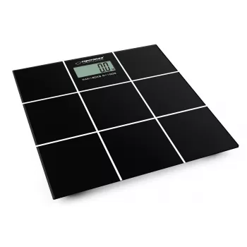 Personenwaage Esperanza EBS004 - elektronisch, 180 kg, schwarzes Glas