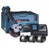 Winkelschleifer 18V 3x5.0Ah Akku DGA513RT3J MAKITA