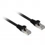 Patchkabel RJ45 Cat.6a SFTP (schwarz, 10 Meter, LSOH (halogenfrei))