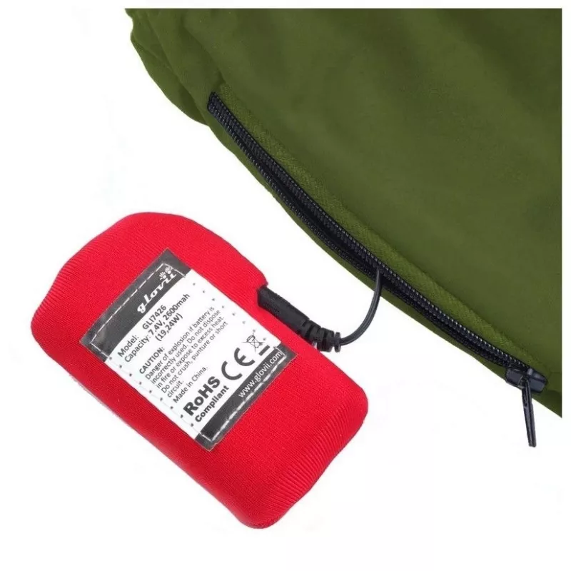 Beheizbare Hose Glovii GP1CXL Universal XL Grün — batteriebetriebene beheizte Hose, Größe XL